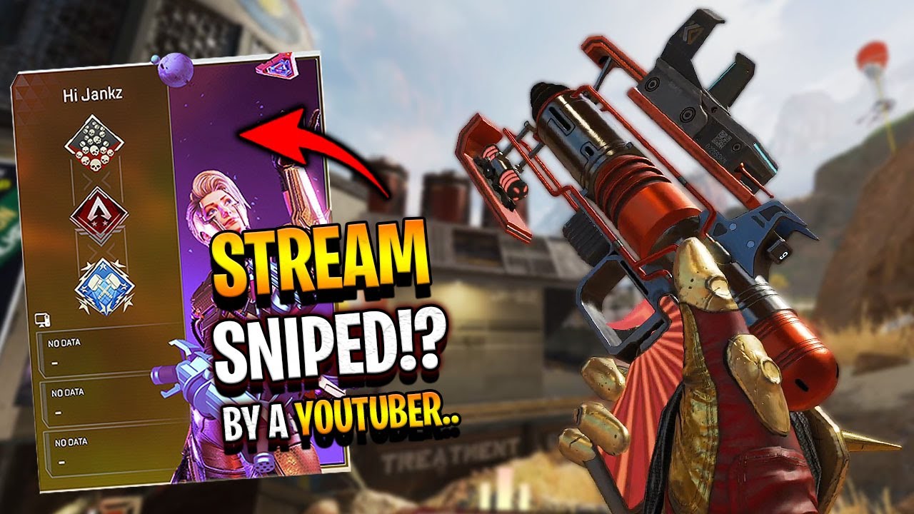 I got STREAM SNIPED by another YouTuber.. - Apex Legends