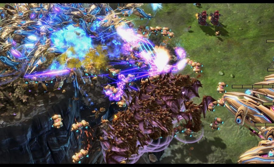 MONOBATTLE! Tank/Thor/Phoenix/Marine vs Widow Mine/Stalker/Muta/Carrier - StarCraft 2 - 2022