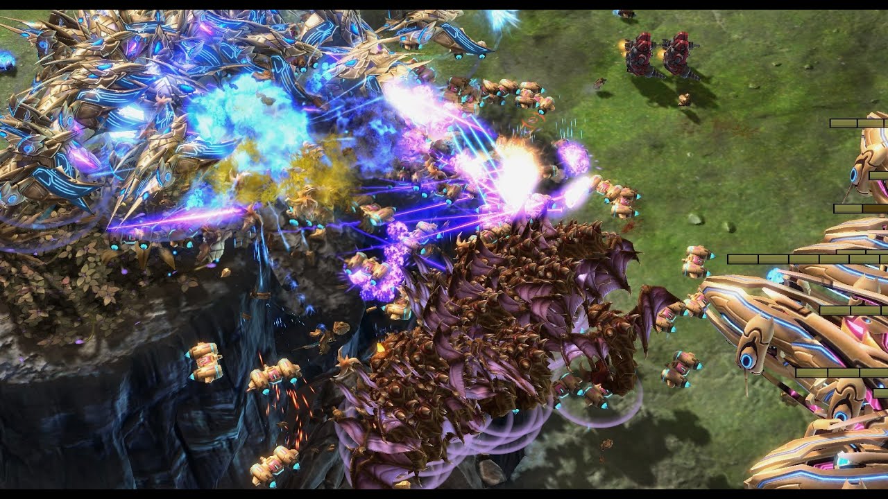 MONOBATTLE! Tank/Thor/Phoenix/Marine vs Widow Mine/Stalker/Muta/Carrier - StarCraft 2 - 2022