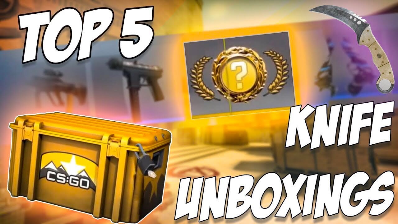 NEW TOP 5 CSGO HORIZON KNIFE UNBOXINGS!!