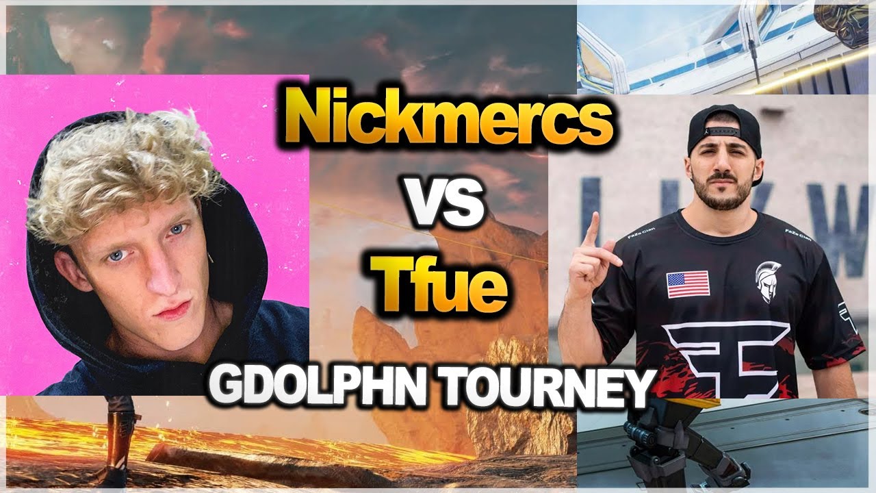 NICKMERCS team vs TFUE team in GDolphn Tournament  ( apex legends )