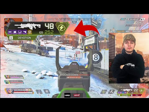 NRG Sweetdreams tries using the Devotion in INTERNATIONAL SCRIMS.. (  apex legends )