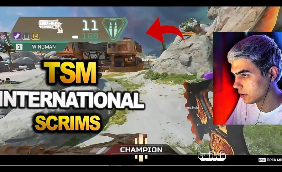 TSM Imperialhal Team wiped Nafen in LAN Scrims !!  TSM team dominated  LAN Scrims  ( apex legends )