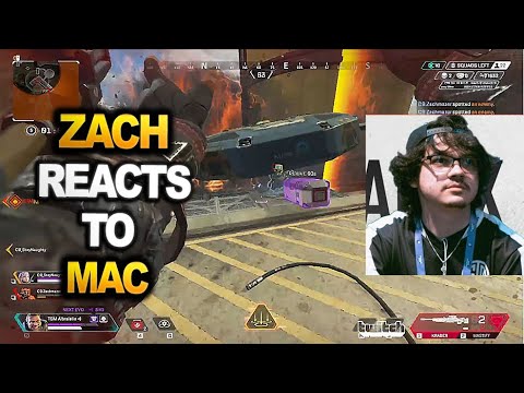 TSM Imperialhal team in International Scrims !!  ZACH REACTS TO MAC..  ( apex legends )