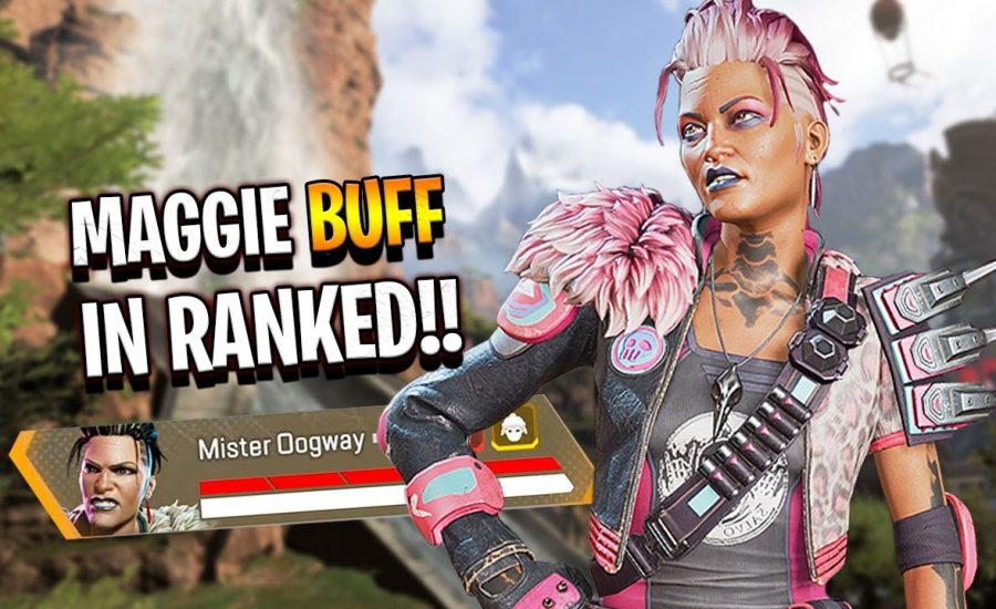 lets see how good this Maggie BUFF is in RANKED.. - Apex Legends