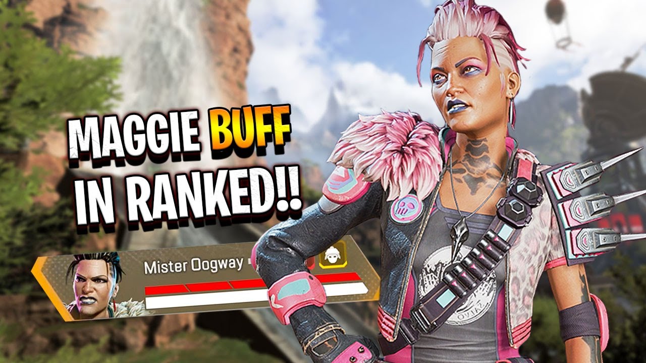 lets see how good this Maggie BUFF is in RANKED.. - Apex Legends