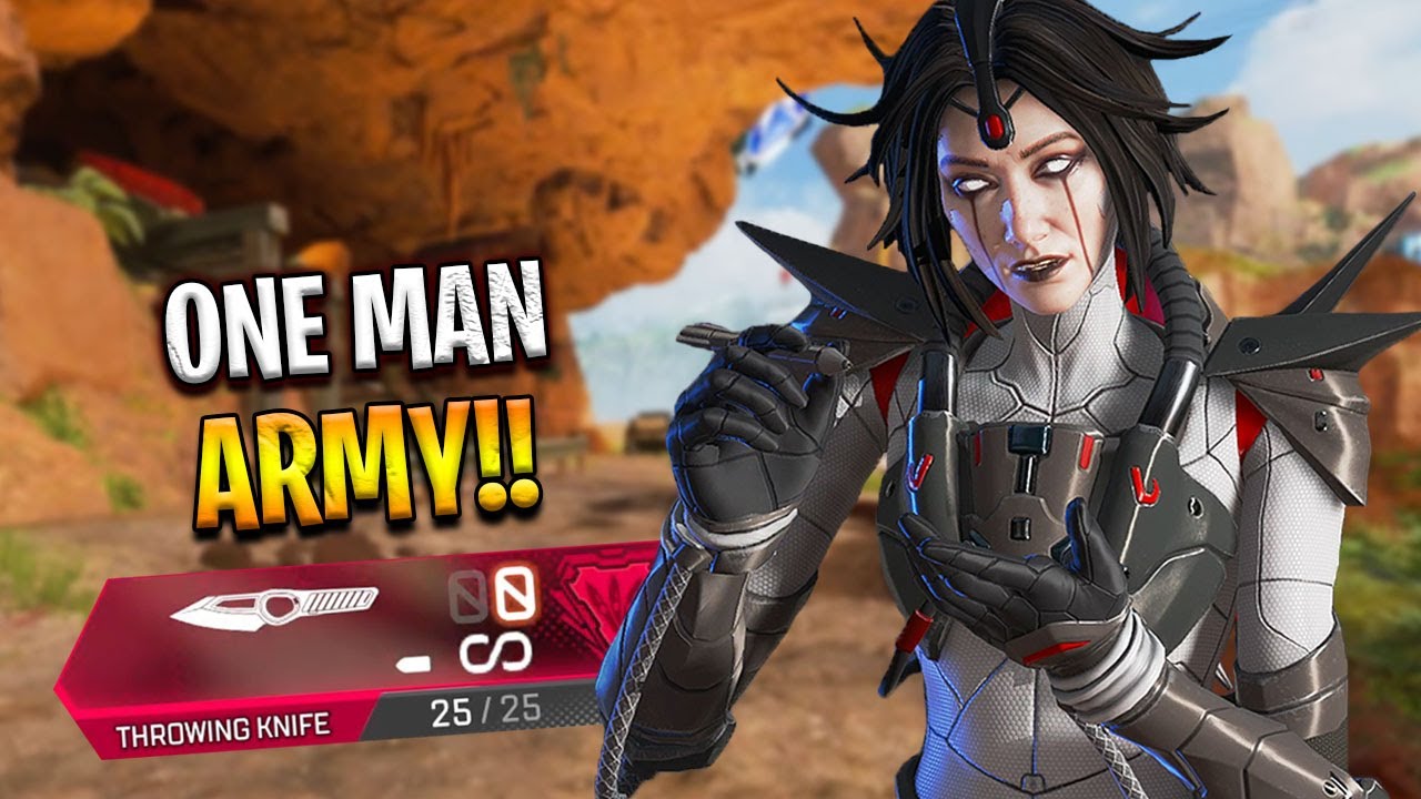 they decided to NOT give me any teammates.. ONE MAN ARMY!! - Apex Legends