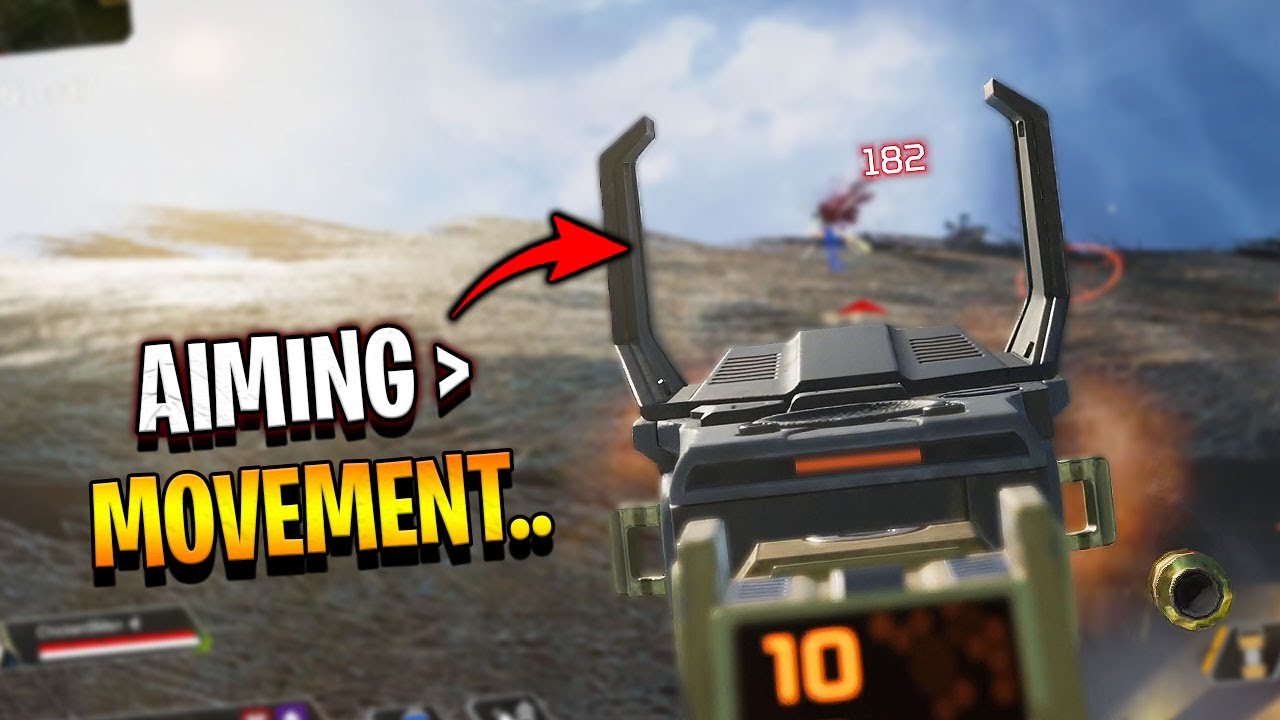 this is why aiming is more important than movement.. - Apex Legends