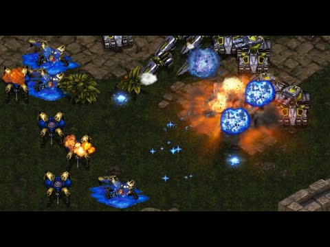 2001 match! OSL champ Grrrr... takes on the Terran Power! 1440p Brood War Remastered!