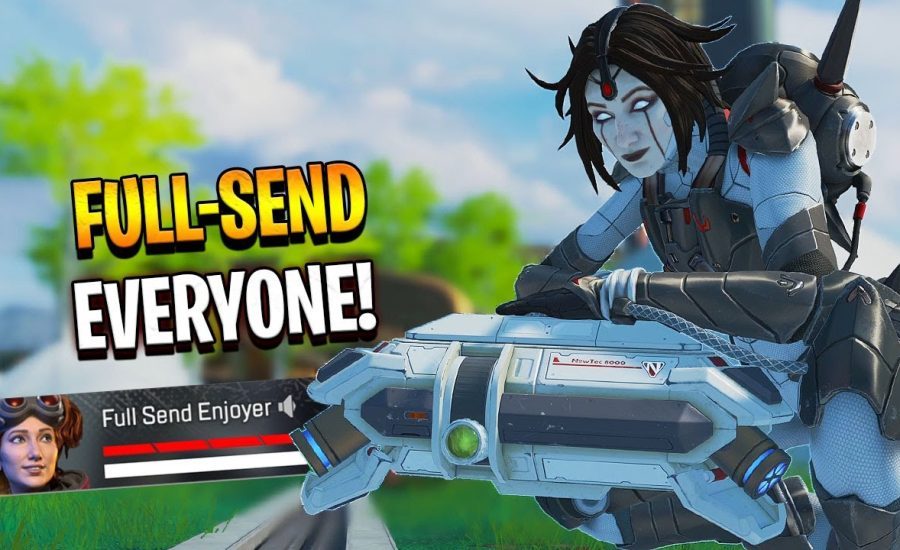 AGGRESSIVELY FULL SENDING EVERY SINGLE TEAM!! - Apex Legends