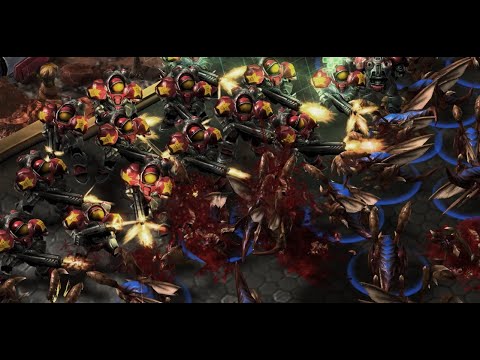 Cure (T) vs Rogue (Z) on Pillars of Gold - StarCraft 2