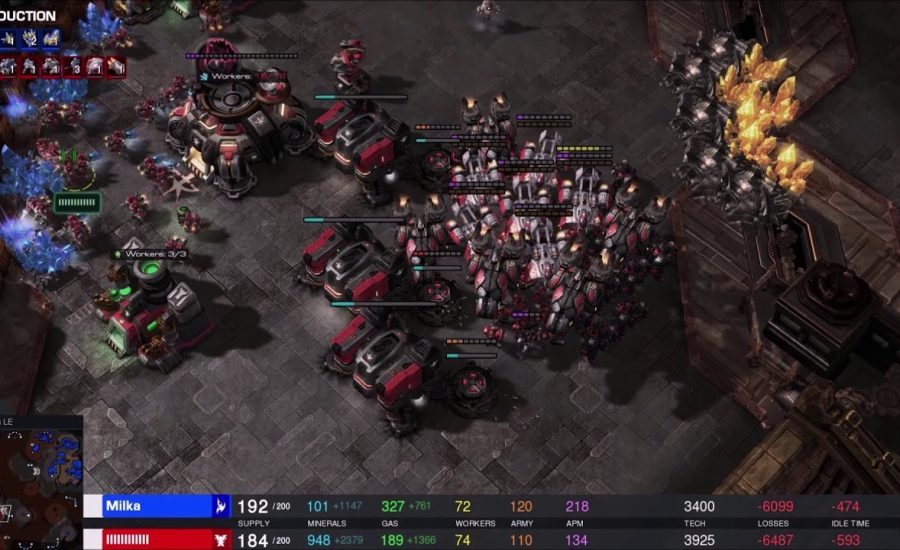 EPIC GM - Milka (P) v |||||||||| (T) on Automaton - StarCraft 2 - Legacy of the Void 2019