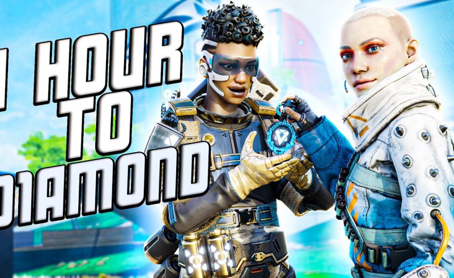 Helping My RANDOM TEAMMATE Reach Diamond in 1 hour (Apex Legends)