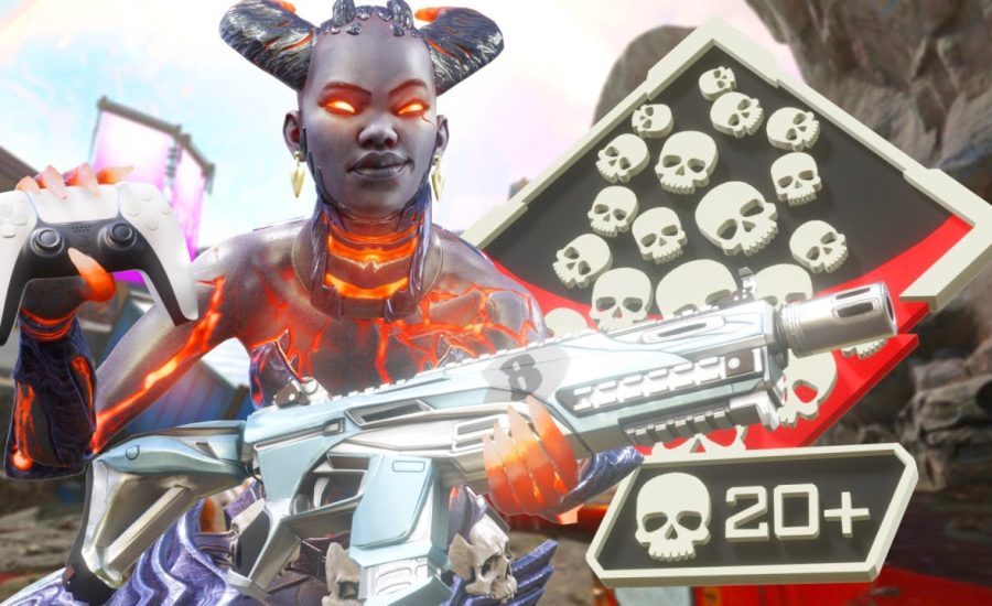 I Dropped 22 KILLS and 4,800 Damage with CONTROLLER Apex Legends Gameplay Season 15