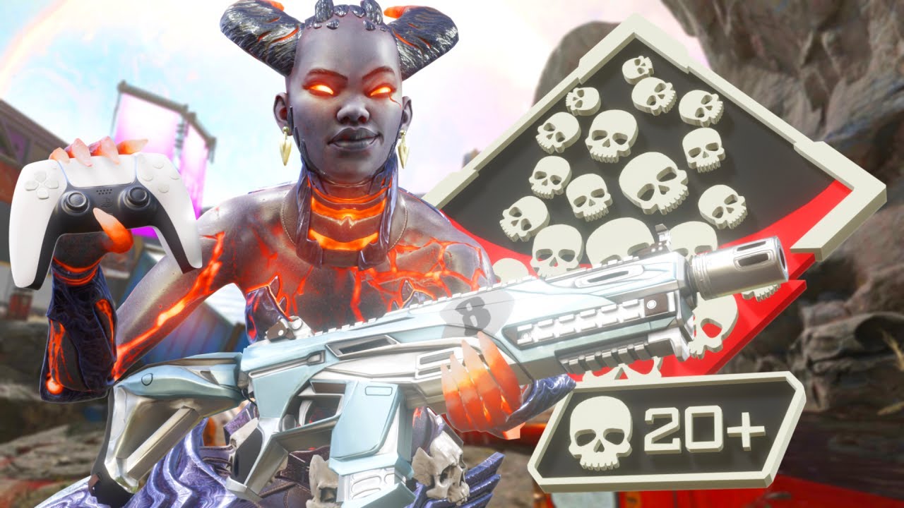 I Dropped 22 KILLS and 4,800 Damage with CONTROLLER Apex Legends Gameplay Season 15