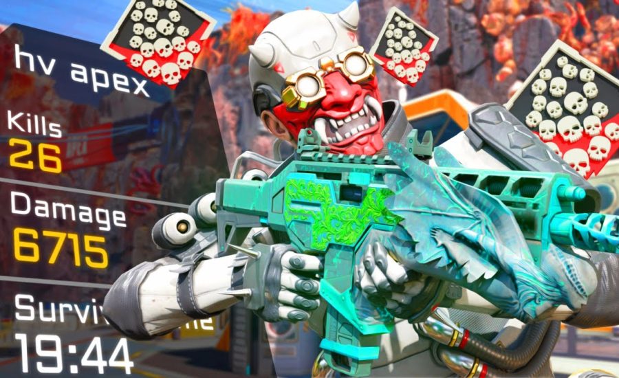 SOLO Octane 26 KILLS and 6,700 Damage Apex Legends Gameplay Season 15