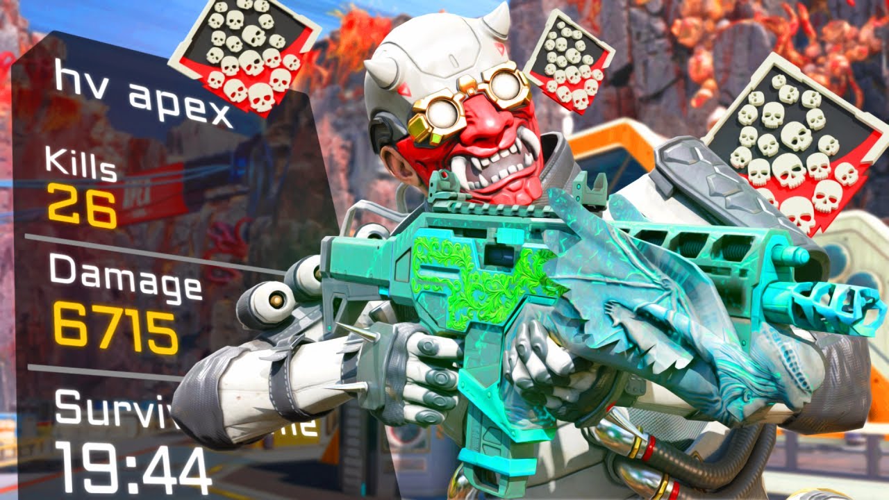 SOLO Octane 26 KILLS and 6,700 Damage Apex Legends Gameplay Season 15