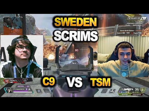 TSM Imperialhal team vs TSM Albralelie Team in lan Scrims  Sweden !! MAZERMOMENT ( apex legends )