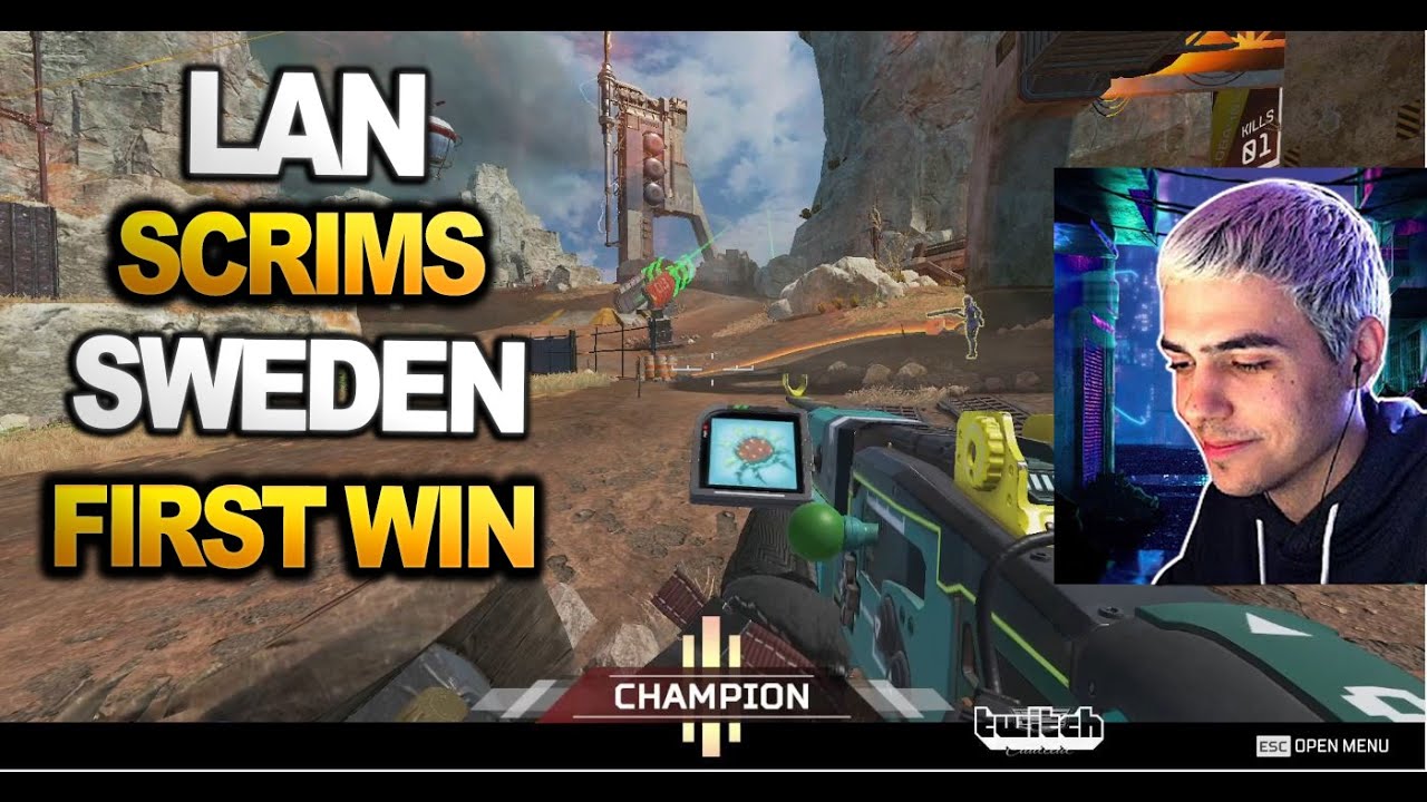 TSM Imperialhal's team took the lan Scrims in Sweden their first win with 11 Kills!! (apex legends)