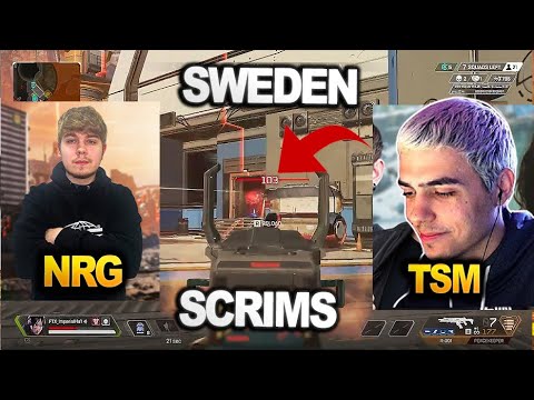 TSM Imperialhal's team vs NRG Sweetdreams Team in lan Scrims  Sweden !! ( apex legends )