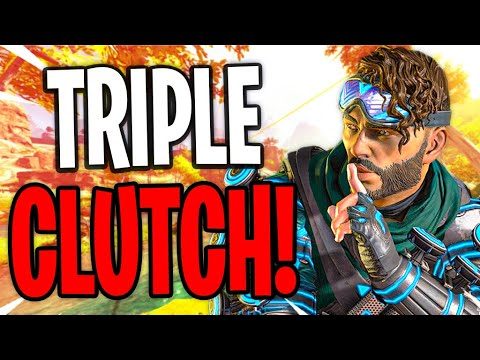 Using the TRIPLE TAKE to CLUTCH in Apex Legends!