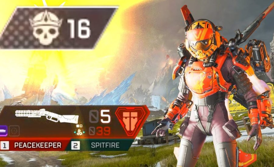 Valkyrie + Peacekeeper on World's Edge is BULLISH & OP in Apex Legends