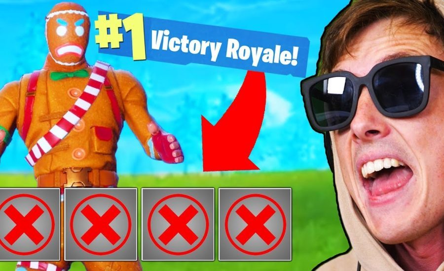 WINNING FORTNITE WITH NOTHING Challenge!