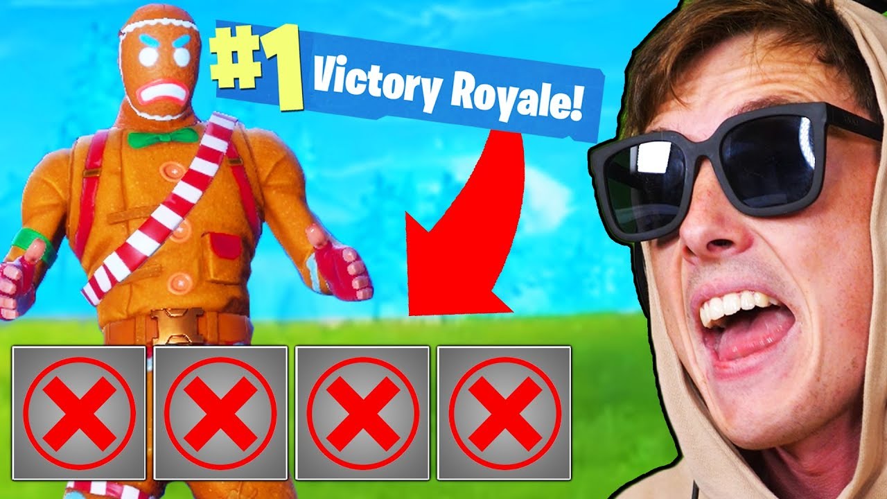 WINNING FORTNITE WITH NOTHING Challenge!