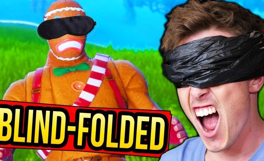 WINNING Fortnite BLIND Challenge!