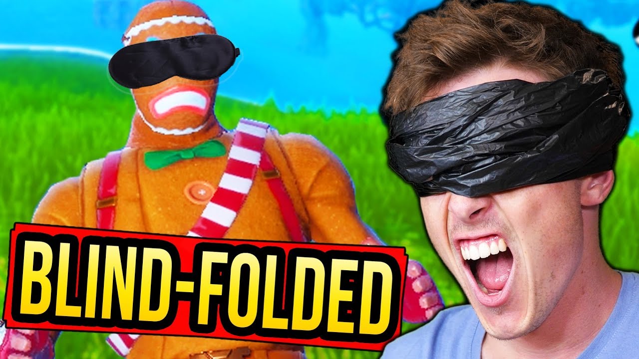 WINNING Fortnite BLIND Challenge!