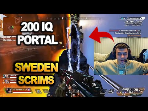 Will Imperialhal's 200IQ WRAITH PORTAL be enough to win the Swedish lan scrims game (apex legends)