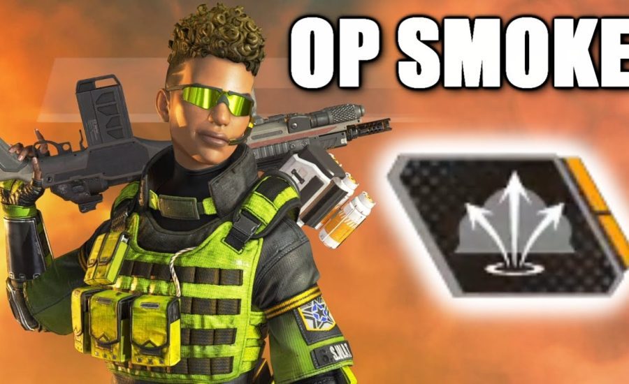 i literally can't see anything with Bangalore's new SMOKE BUFF in apex legends