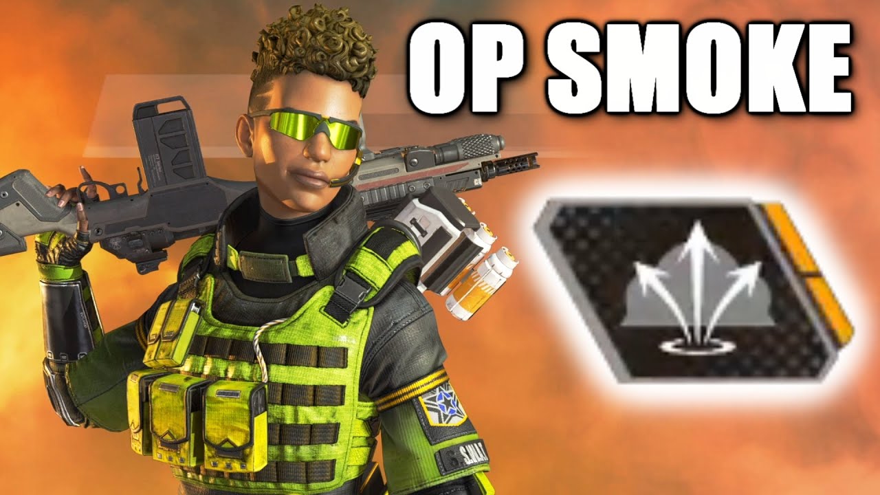 i literally can't see anything with Bangalore's new SMOKE BUFF in apex legends