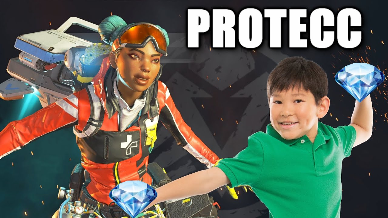 so this lifeline buff helped me PROTECC this 5 year old kid in apex legends