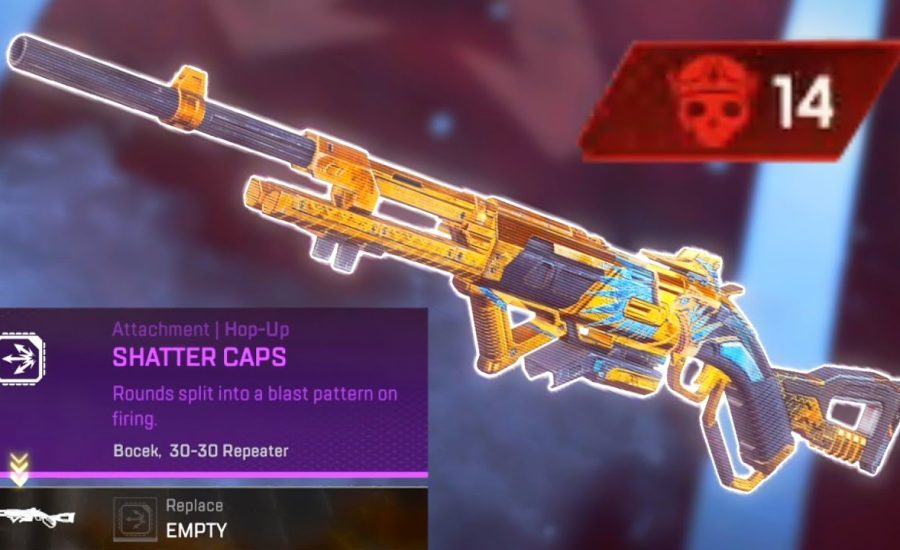 so this shatter caps hop-up makes this gun into a BULLISH SHOTTY in apex legends