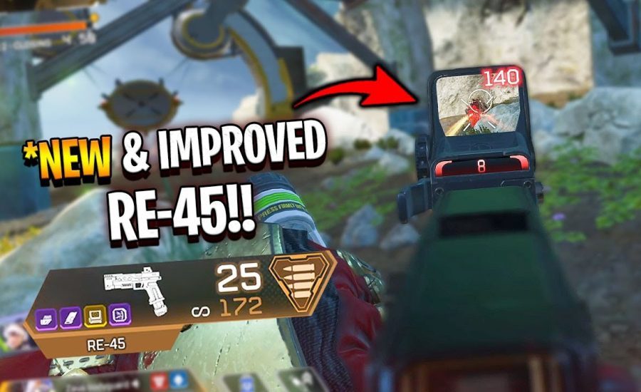 the *New and Improved Crafted RE-45!! - Apex Legends