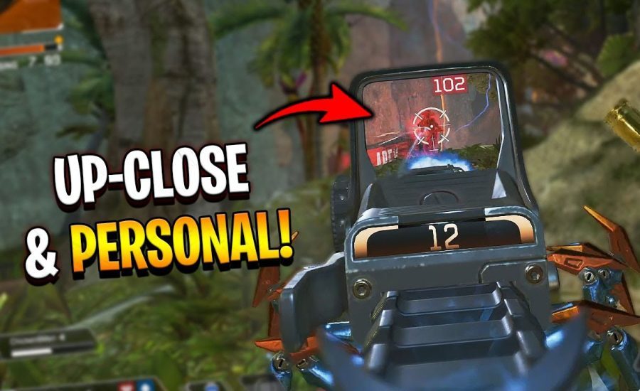 using the SENTINEL UP CLOSE AND PERSONAL!! - Apex Legends