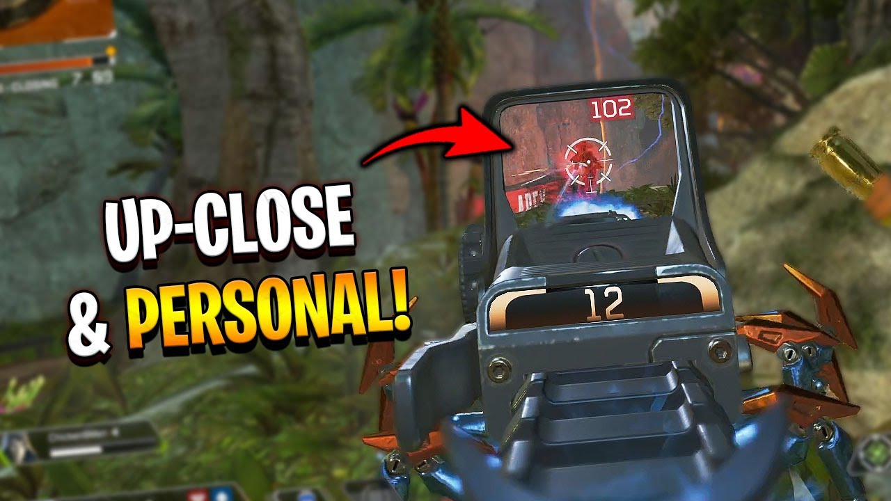 using the SENTINEL UP CLOSE AND PERSONAL!! - Apex Legends