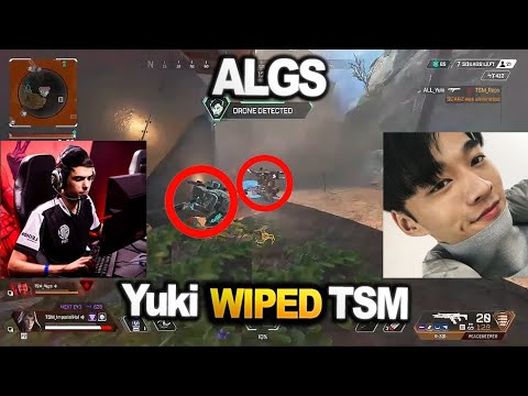 ALL Yuki  wiped TSM Imperialhal team in algs playoff ( apex legends )