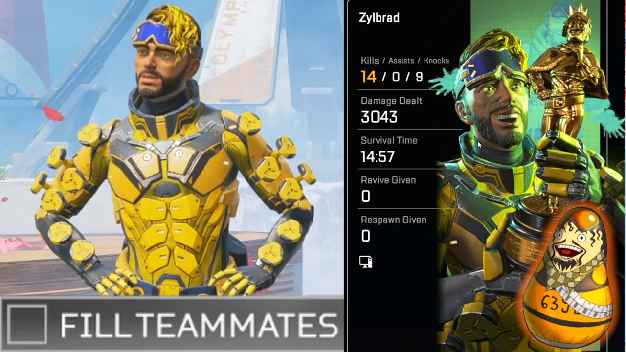 Bamboozling TRIOS as a SOLO Mirage in Apex Legends