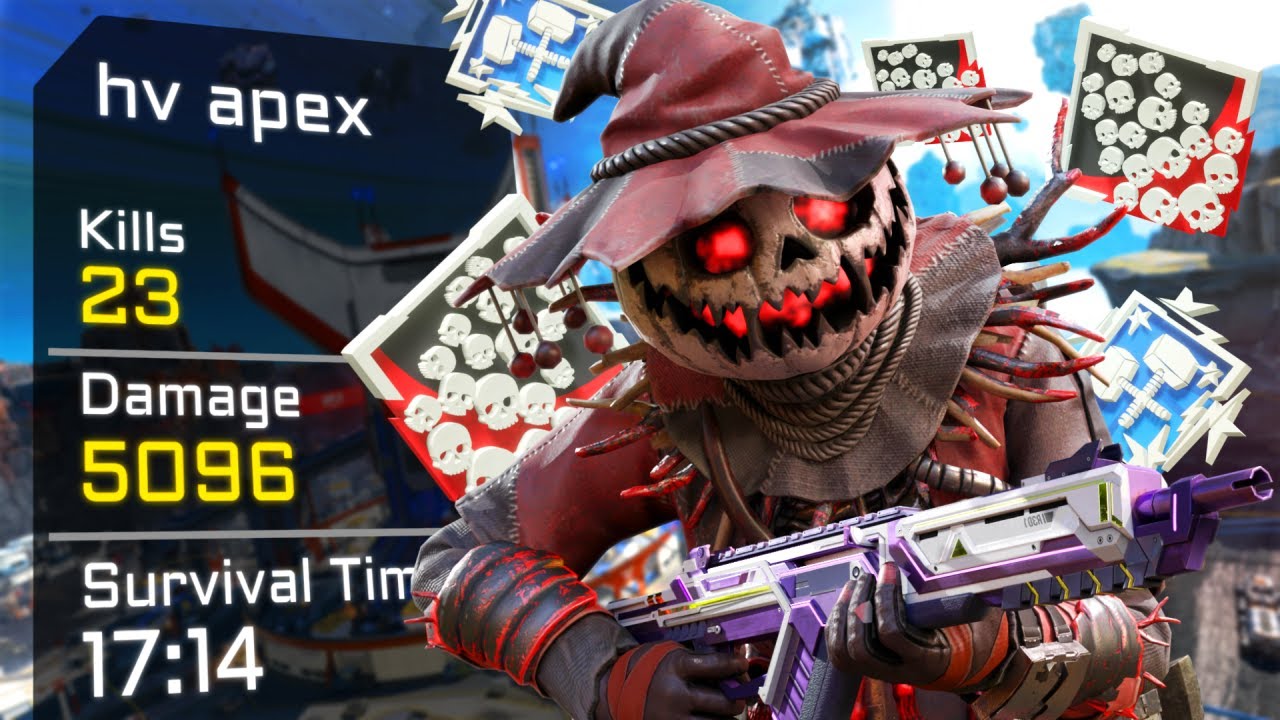 Bloodhound 23 KILLS and 5,000 Damage EPIC GAME Apex Legends Gameplay Season 15