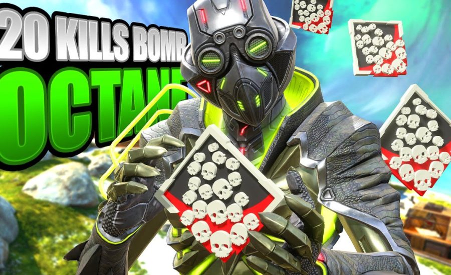 FAST Octane 20 KILLS BOMB Apex Legends Gameplay Season 16