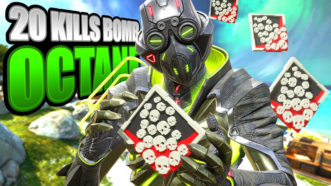 FAST Octane 20 KILLS BOMB Apex Legends Gameplay Season 16