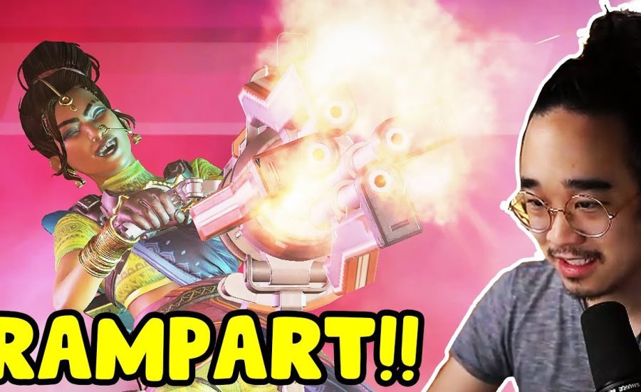 *FIRST WIN* RAMPART IS HERE AND SHES AWESOME!! (New Legend - Apex Legends Season 6)