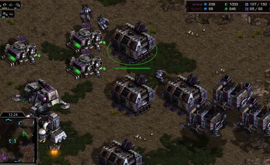 Flash (T) v Hero (Z) on Fighting Spirit - StarCraft  - Brood War REMASTERED