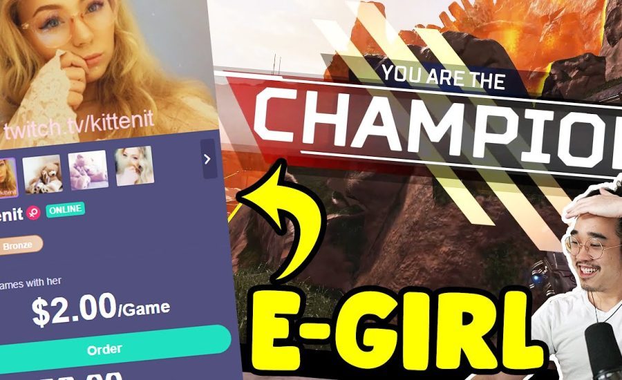 I paid an E-Girl to play Apex Legends with me. This is what happened.