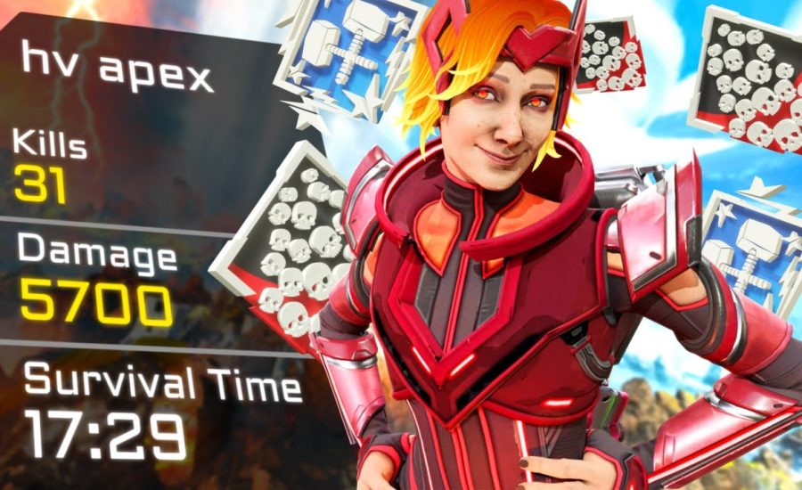 INSANE 30 KILLS and 5,700 Damage Horizon Apex Legends Gameplay Season 15