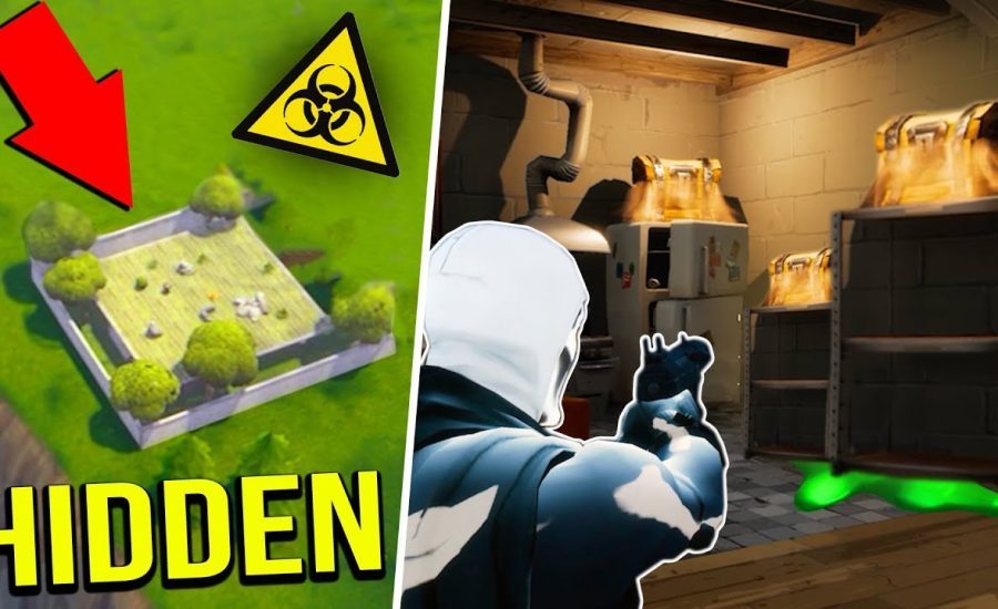 *NEW* Secret Hidden NUCLEAR LOOT BUNKER! (Fortnite Battle Royale!)