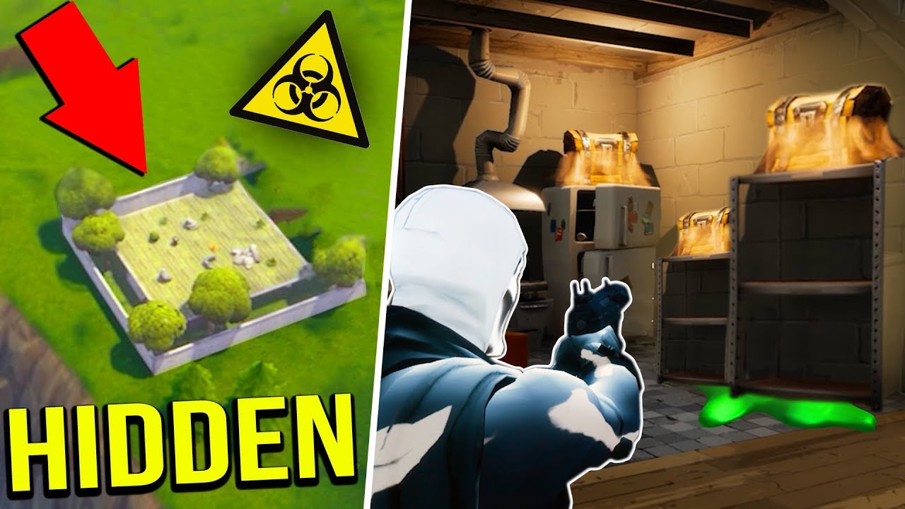 *NEW* Secret Hidden NUCLEAR LOOT BUNKER! (Fortnite Battle Royale!)