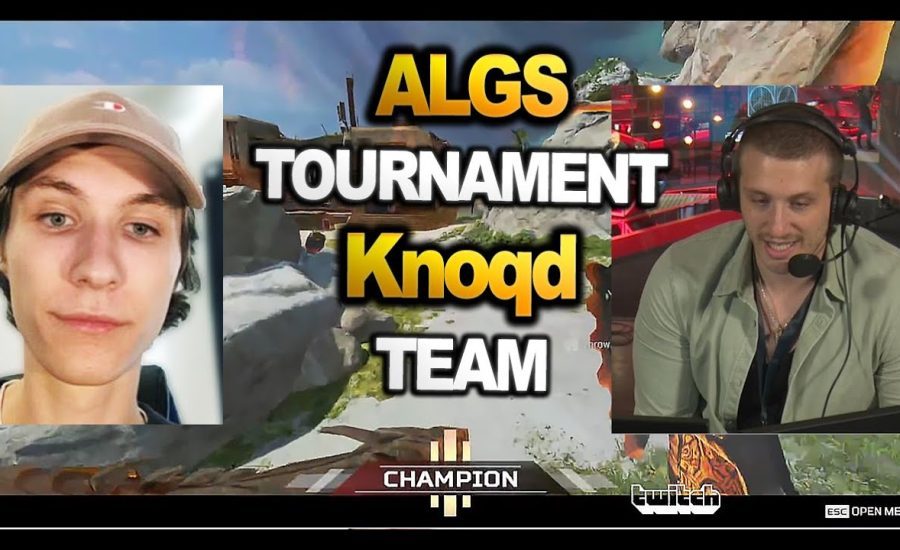 OG_Knoqd's team dominated ALGS Tournament with 18 Kills !! Nicewigg WATCH PARTY ( apex legends )